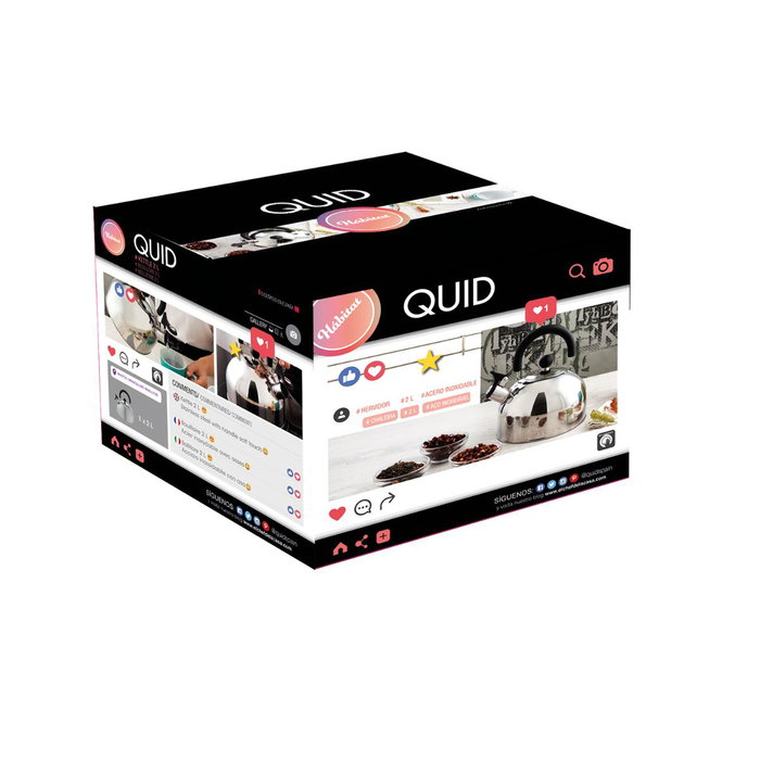 Hervidor Acero Inoxidable Habitat Quid 2 L Hervidor Acero Inoxidable Habitat Quid 2 L