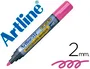 Artline EK-517 Rotulador para Pizarra Blanca Punta Redonda Rosa 2 mm Tinta de Bajo Olor Antiseccado