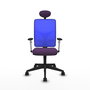 PIQUERAS Y CRESPO Silla de oficina Motilla con mecanismo Sincro, Morado y Azul