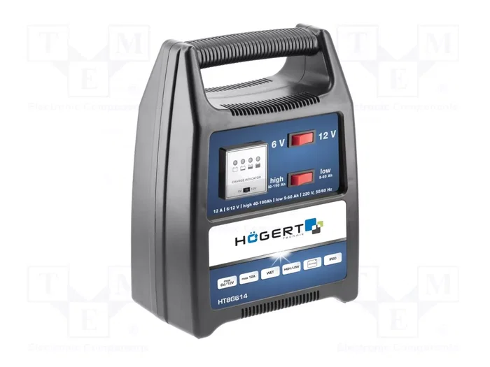 HÖGERT TECHNIK Cargador de Baterías de Plomo-Ácido 12A (20-200Ah) HÖGERT TECHNIK Cargador de Baterías de Plomo-Ácido 12A (20-200Ah)
