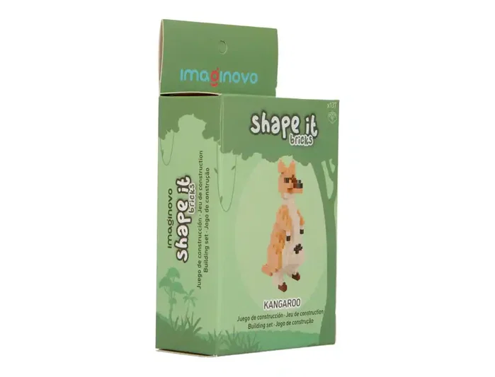 Imaginovo Juego Mini Bloques de Construcción Shape It Canguro 137 Piezas