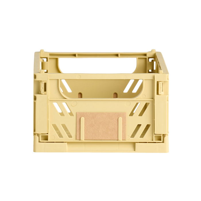 Day Juego de 2 Cajas Plegables 17x12,5 cm Amarillo Arena, Capacidad 1,2 L