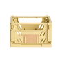 Day Juego de 2 Cajas Plegables 17x12,5 cm Amarillo Arena, Capacidad 1,2 L