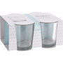 Excellent Houseware Set de 4 vasos de agua de cristal de 280 ml, Transparente