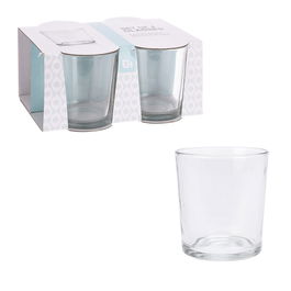 Excellent Houseware Set 4 Vasos de Agua de Cristal 280 ml