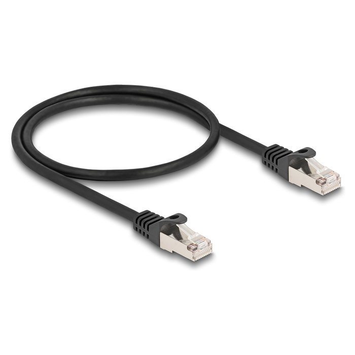 DeLOCK Cable de red RJ50 macho a RJ50 macho S/FTP 0,5 m negro