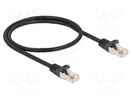 DeLOCK Cable RJ50 a RJ50 Macho 0,5 m Negro