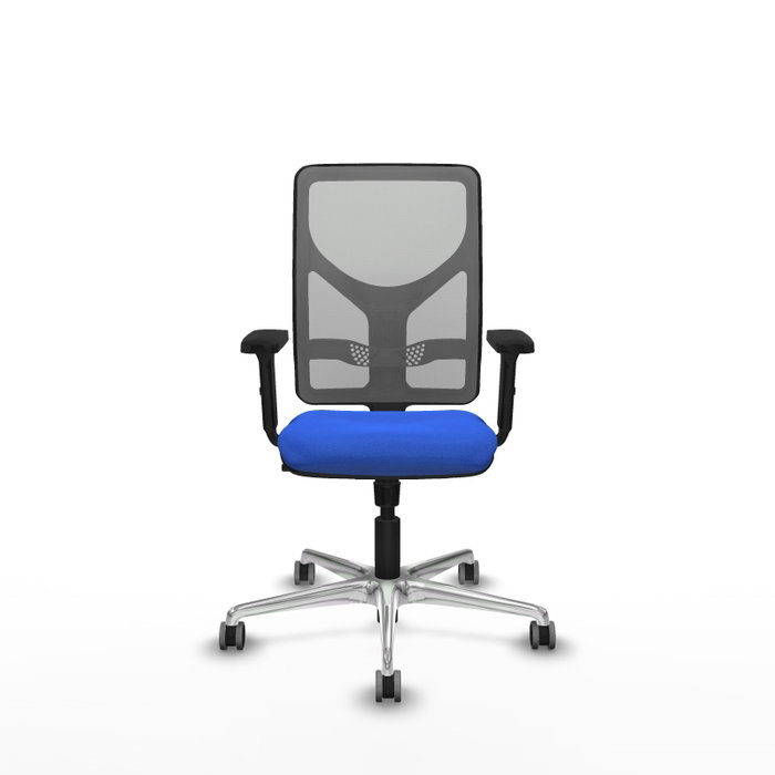 PIQUERAS Y CRESPO Silla de oficina Motilla con mecanismo Sincro, Azul y Gris PIQUERAS Y CRESPO Silla de oficina Motilla con mecanismo Sincro, Azul y Gris