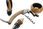 DKD Home Decor Set de Vino de 6 Piezas en Bambú e Inox Natural