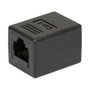 LogiLink NP0034A Conector RJ45 Cat.6 UTP Hembra-Hembra Negro