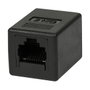 LogiLink NP0034A Conector RJ45 Cat.6 UTP Hembra-Hembra Negro
