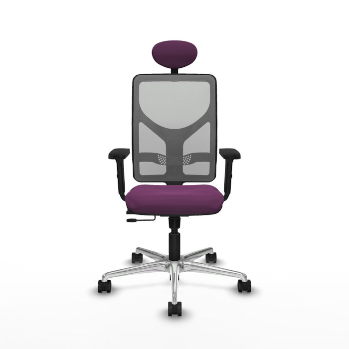 PIQUERAS Y CRESPO Silla de oficina Motilla con mecanismo Sincro/Traslack Morado y Gris PIQUERAS Y CRESPO Silla de oficina Motilla con mecanismo Sincro/Traslack Morado y Gris