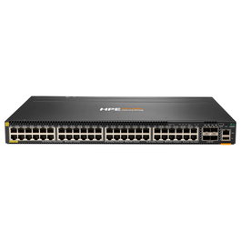 HPE Aruba Networking Switch CX 6300M 48G CL4 PoE - Conmutador Gestionado L3 con 48 Puertos Gigabit PoE Clase 4 y 4 Puertos SFP56, 1U, Montaje en Rack