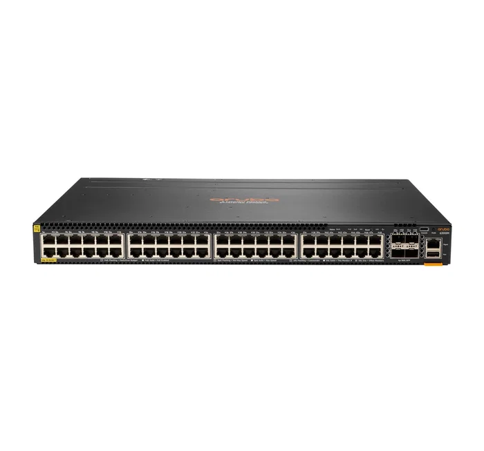 HPE Aruba Networking CX 6300M 48-port 1GbE Class 4 PoE y 4-port SFP56