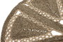DKD Home Decor Alfombra Tropical Natural Seagrass Algodón 178 x 178 x 1.8 cm