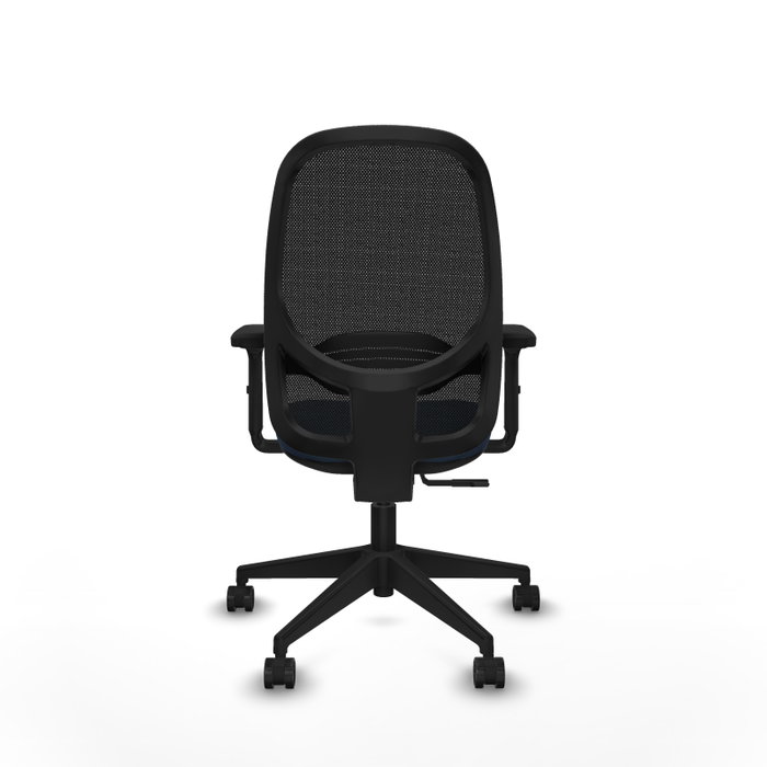 PIQUERAS Y CRESPO Silla de oficina Cilanco Azul marino y Negro