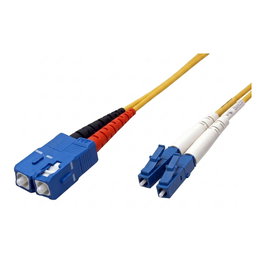 EFB Elektronik Cable de fibra óptica LC-SC OS2 G652D 5m Amarillo