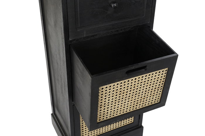DKD Home Decor Cajonera Vintage Negro Natural DKD Home Decor Cajonera Vintage Negro Natural