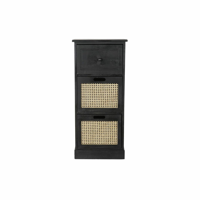 DKD Home Decor Cajonera Vintage Negro Natural DKD Home Decor Cajonera Vintage Negro Natural