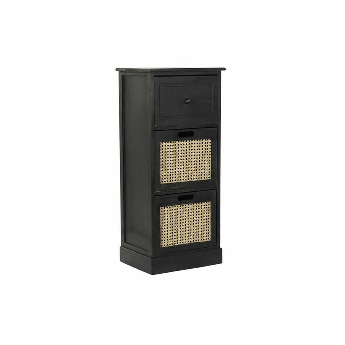 DKD Home Decor Cajonera Vintage Negro Natural DKD Home Decor Cajonera Vintage Negro Natural