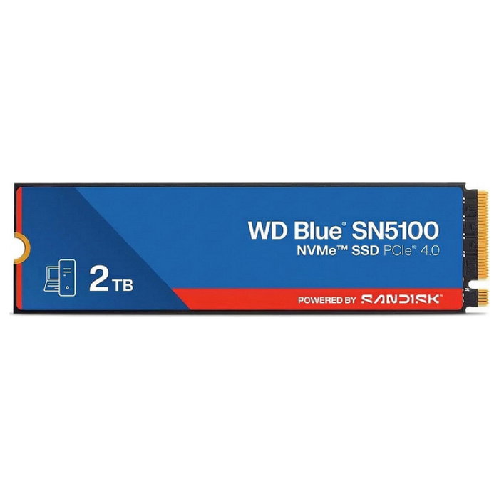 SanDisk WD Blue SN5100 NVMe SSD 2TB M.2 2280 PCIe Gen4 SanDisk WD Blue SN5100 NVMe SSD 2TB M.2 2280 PCIe Gen4