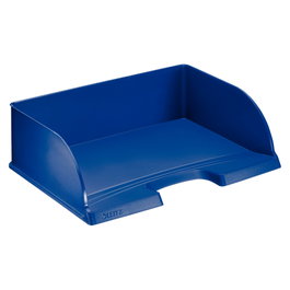 LEITZ Bandeja de sobremesa Plus Jumbo apaisada Azul DIN A4
