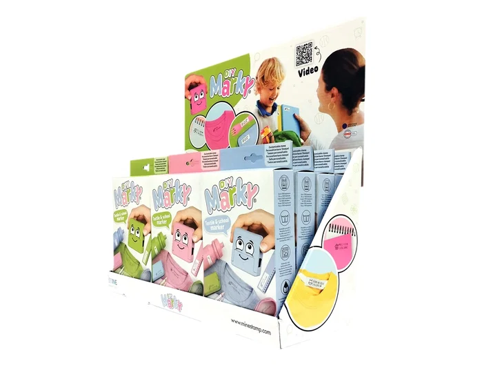 Colop Expositor de Sellos Marcador de Ropa Marky Infantil 12 Unidades Colop Expositor de Sellos Marcador de Ropa Marky Infantil 12 Unidades