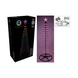 Basics Árbol de navidad 300 cm con 550 LED RGB negro exterior