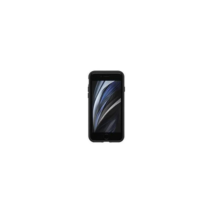 OtterBox React - Funda Protectora Crystal Clear/Black para iPhone SE (2ª Gen), iPhone 8, iPhone 7