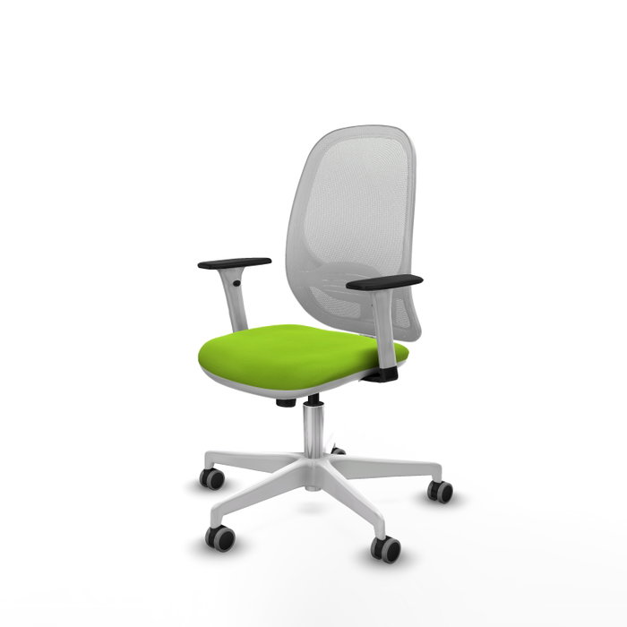 PIQUERAS Y CRESPO Silla de oficina Cilanco Pistacho y Blanco