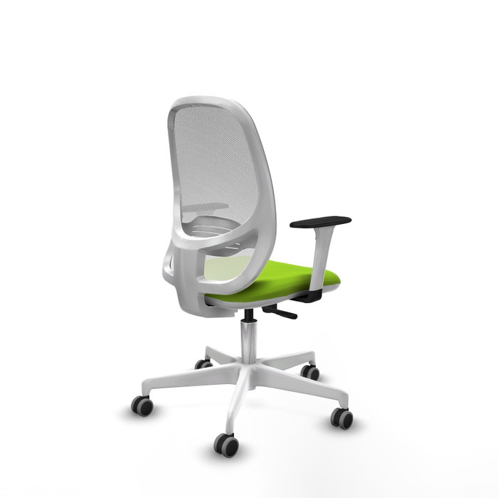 PIQUERAS Y CRESPO Silla de oficina Cilanco Pistacho y Blanco