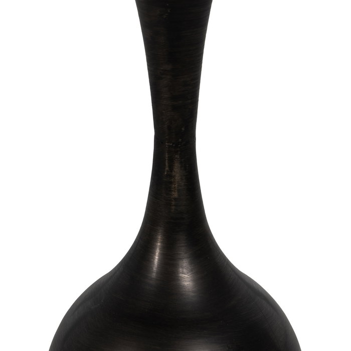 Mesita Negro Metal-Mármol 40 X 40 X 53 cm