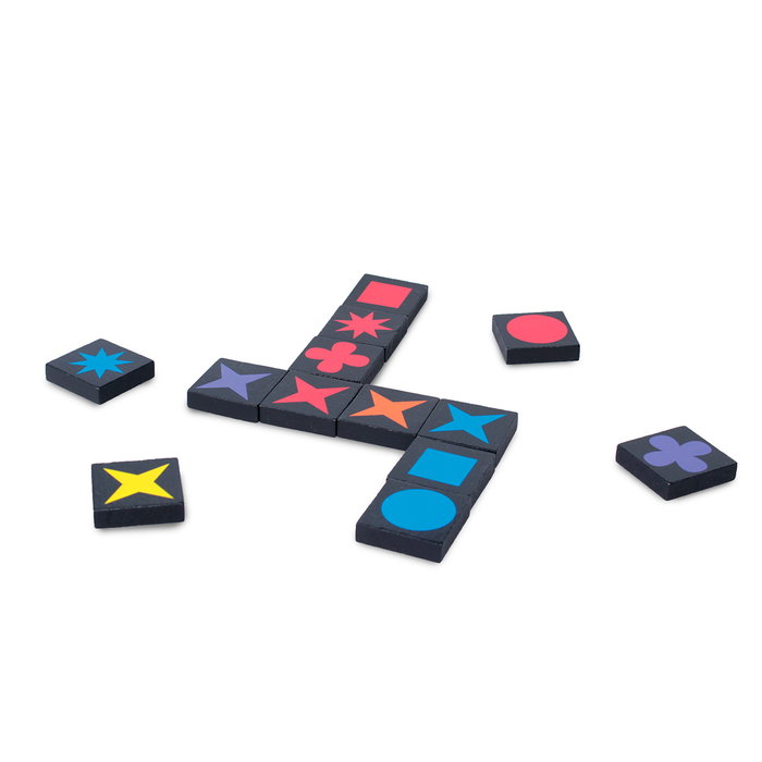 Lúdilo Juego de Estrategia Qwirkle 80450 Juego de Táctica con Fichas de Colores y Formas para 2-4 Jugadores +6 Años Lúdilo Juego de Estrategia Qwirkle 80450 Juego de Táctica con Fichas de Colores y Formas para 2-4 Jugadores +6 Años
