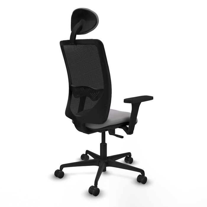 PIQUERAS Y CRESPO Silla de oficina Zulema con mecanismo Sincro, Gris y Negro PIQUERAS Y CRESPO Silla de oficina Zulema con mecanismo Sincro, Gris y Negro