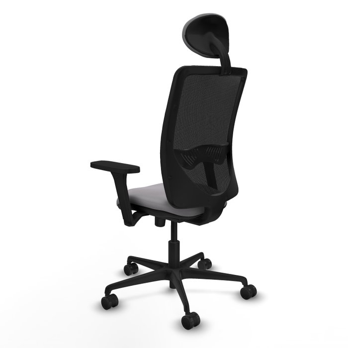 PIQUERAS Y CRESPO Silla de oficina Zulema con mecanismo Sincro, Gris y Negro PIQUERAS Y CRESPO Silla de oficina Zulema con mecanismo Sincro, Gris y Negro