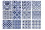 DKD Home Decor Posavasos de Dolomite Azulejo Surtido 12 Unidades