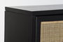 DKD Home Decor Aparador Paulownia MDF Negro