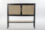 DKD Home Decor Aparador Paulownia MDF Negro