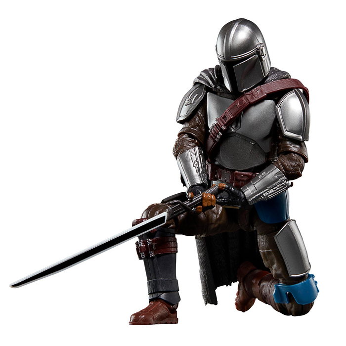 Hasbro Figura The Black Series Mandalorian G0365 Star Wars con sable oscuro y bláster