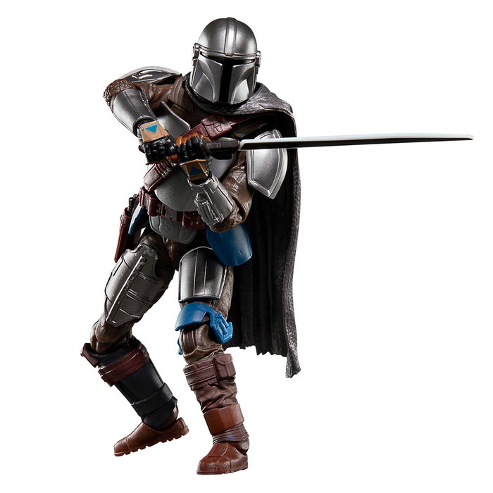 Hasbro Figura The Black Series Mandalorian G0365 Star Wars con sable oscuro y bláster