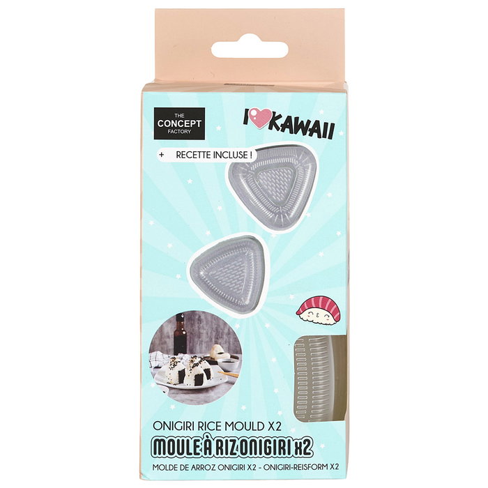 The Concept Factory 2 Moldes Onigiri Clásico Kawaii