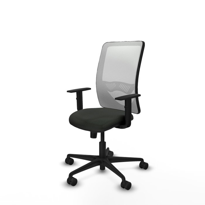 PIQUERAS Y CRESPO Silla de oficina Zulema con mecanismo Sincro Negro y Blanco PIQUERAS Y CRESPO Silla de oficina Zulema con mecanismo Sincro Negro y Blanco