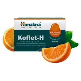 HIMALAYA Koflet Garganta Naranja Pastillas 12 Comprimidos para las Vías Respiratorias