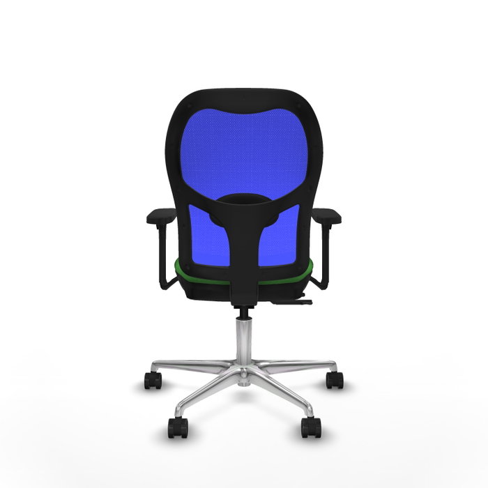 PIQUERAS Y CRESPO Silla de oficina Jorquera Verde y Azul con mecanismo Sincro/Traslack PIQUERAS Y CRESPO Silla de oficina Jorquera Verde y Azul con mecanismo Sincro/Traslack