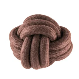 Freedog Pelota Strong Nudo Marron 13 cm Juguete Resistente para Perros