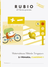 RUBIO Matemáticas 3 cuadernos Método Singapur 2.º Primaria