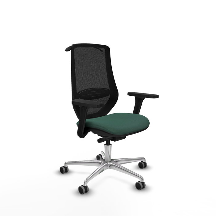 PIQUERAS Y CRESPO Silla de oficina Mardos con mecanismo Sincro/Traslack, Verde botella y Negro PIQUERAS Y CRESPO Silla de oficina Mardos con mecanismo Sincro/Traslack, Verde botella y Negro