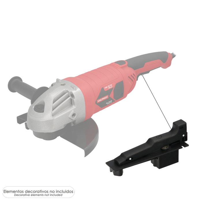 WOLFPACK LINEA PROFESIONAL Interruptor para Amoladora 2.400 W Ø 230 mm WOLFPACK LINEA PROFESIONAL Interruptor para Amoladora 2.400 W Ø 230 mm