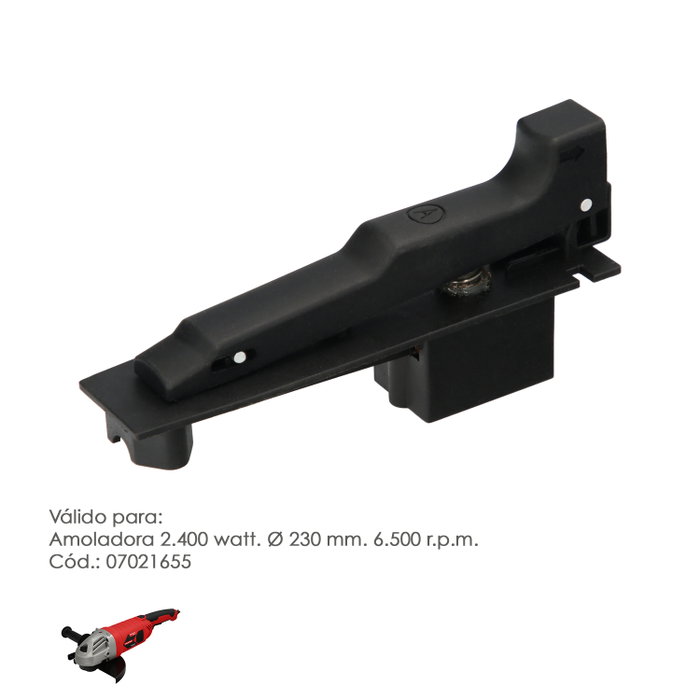 WOLFPACK LINEA PROFESIONAL Interruptor para Amoladora 2.400 W Ø 230 mm WOLFPACK LINEA PROFESIONAL Interruptor para Amoladora 2.400 W Ø 230 mm