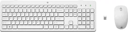 HP Combo de teclado y ratón inalámbricos 230 Blanco